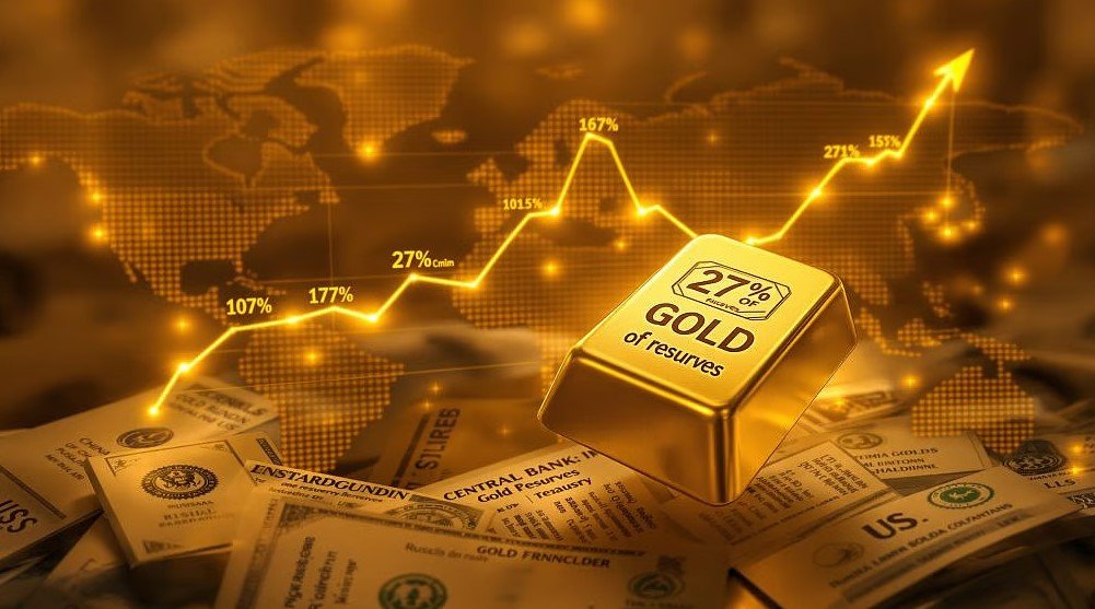 تحول عالمي: البنوك المركزية تفضل الذهب على السندات الأمريكية