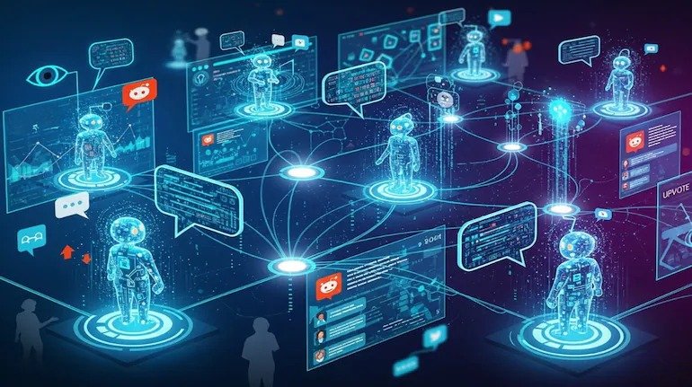 أكثر من 30 ألف وكيل ذكاء اصطناعي يشاركون في شبكة اجتماعية مبتكرة